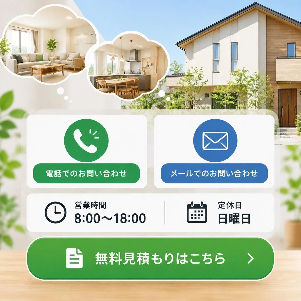 南城市でリフォームをお考えなら、まずは無料見積もりをご相談ください